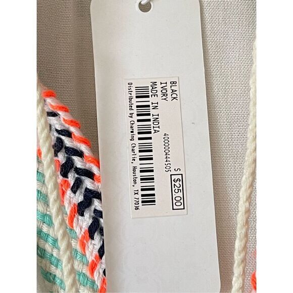 1339 Charming‎ Charlie Sleeveless Embroidered Boho Blouse Size Small - Picture 4 of 7